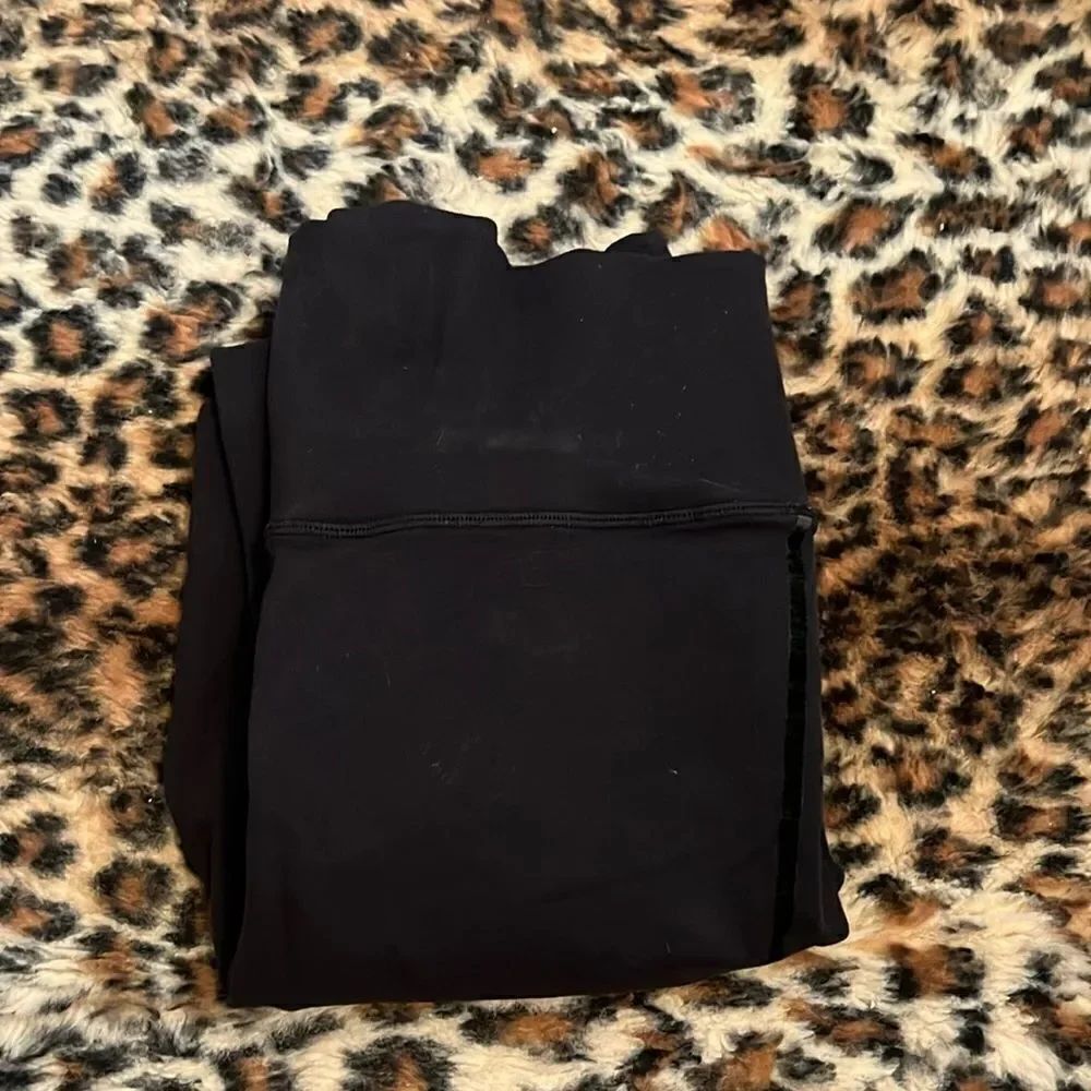 Alo Black Athletic Leggings Work Out Athleisure Gym Yoga Running